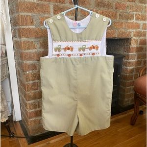 Orient Expressed Inc Smocked Boys Jon Jon size 5